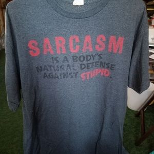 'Sarcasm ...' Mens Graphic Tee